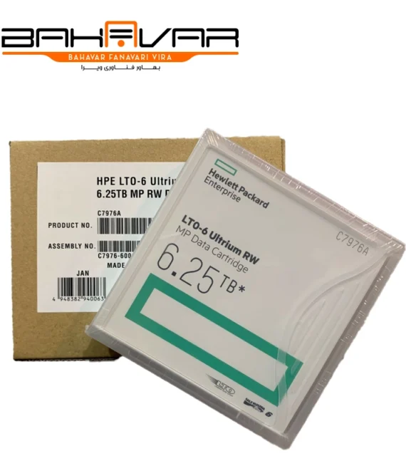 دیتا کارتریج ذخیره ساز تیپ اچ پی LTO Ultrium-6 C7976A