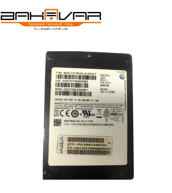 حافظه SSD سرور سامسونگ PM1643 3.8TB SAS 12G