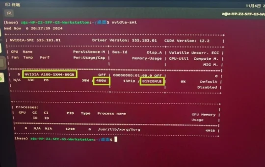A100 SXM4 80GB (Costumized PCIe)
