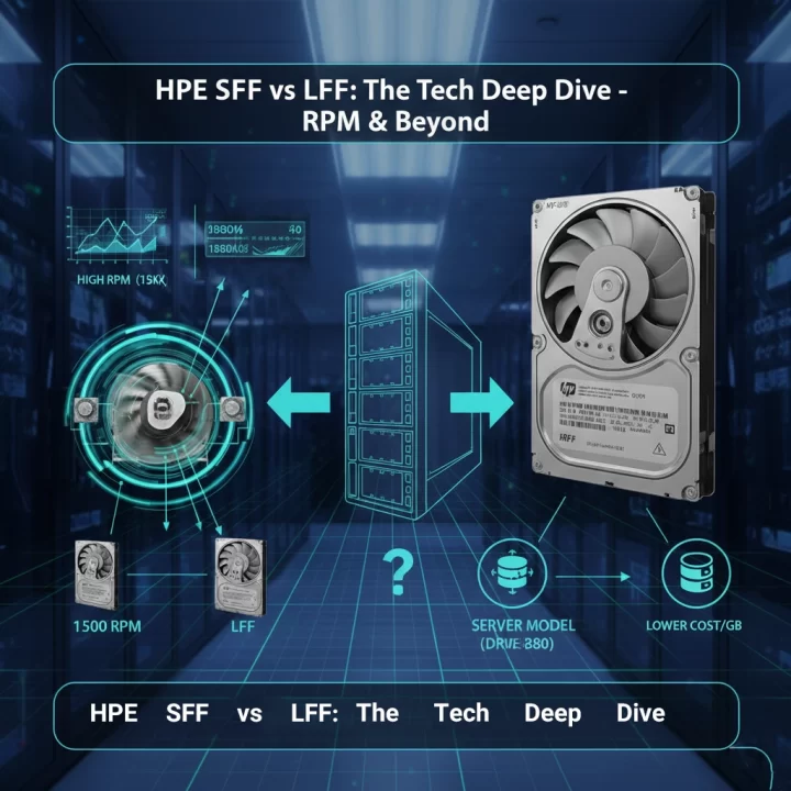 مقایسه هارد سرور hp fff , lff | بهاور فناوری ویرا