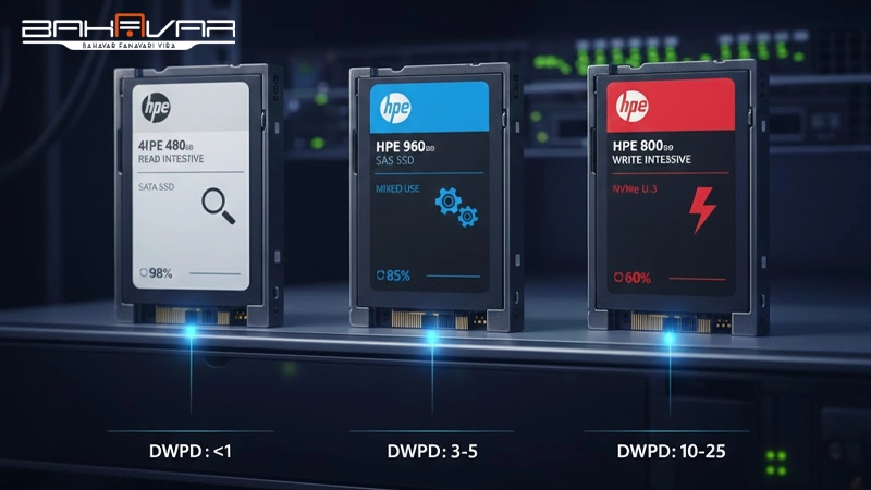 مقایسه حافظه اس اس دی MU , RI , WI | بهاور فناوری ویرا