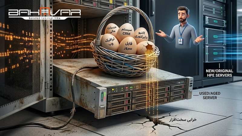 سرور اچ پی استوک برای مجازی سازی | بهاور فناوری ویرا