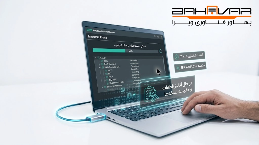 اسکن و ارزیابی در آپدیت فریمور برای سرور اچ پی | بهاور فناوری ویرا